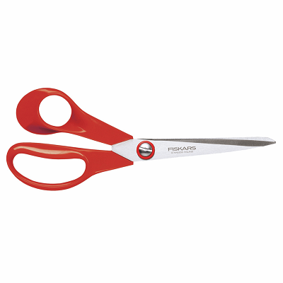 Fiskars Classic 21cm No. 8 Bent Left-Handed General Purpose Scissors (9850) 